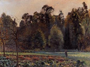 Camille Pissarro : The Cabbage Field, Pontoise